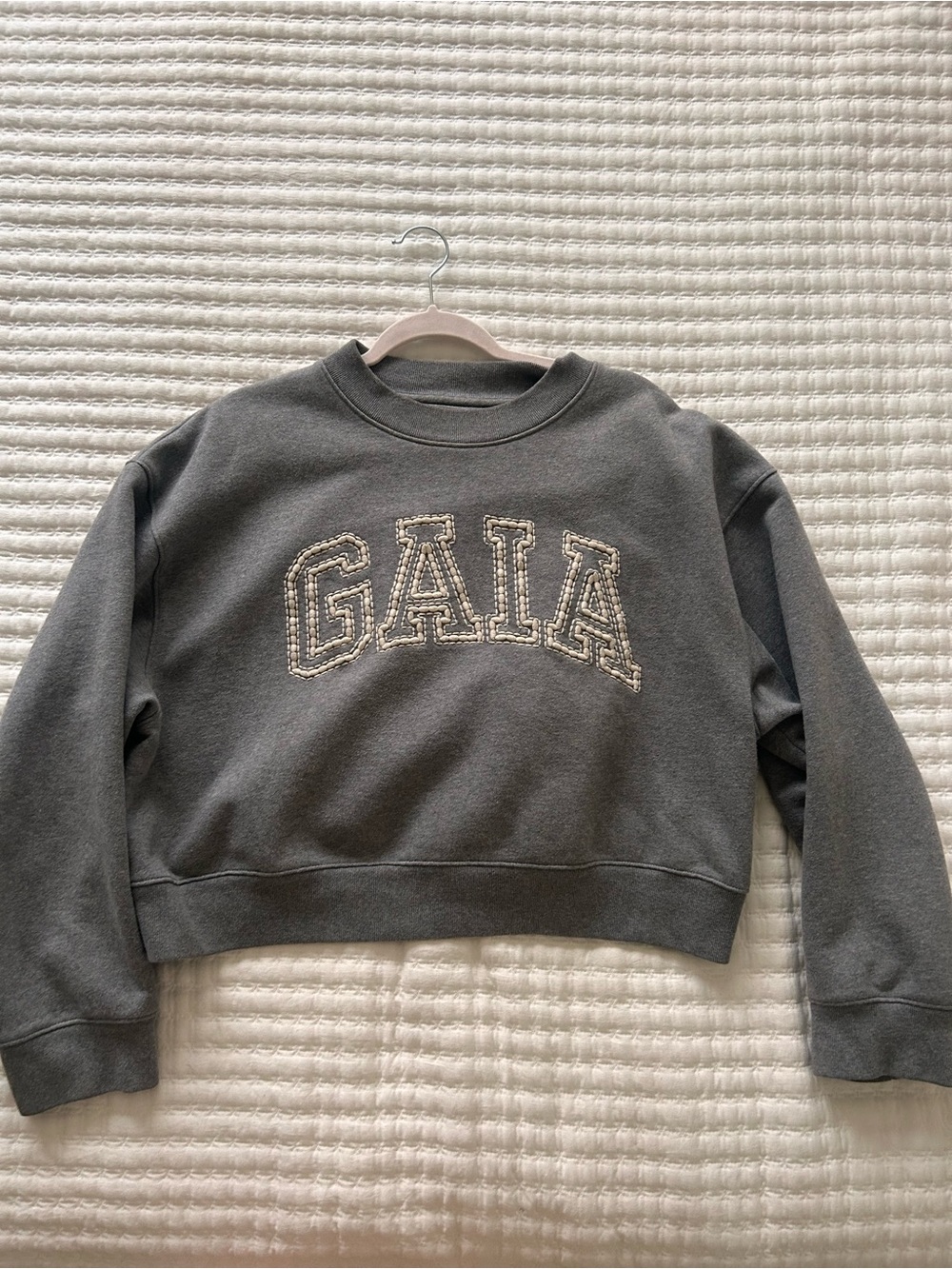 CULT GAIA x GAP Grey cropped sweater